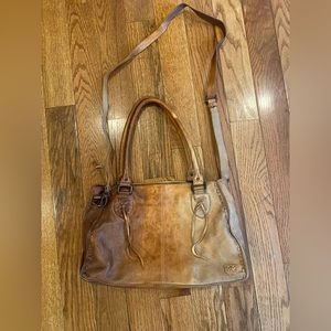 Bed Stu Rockababy Tie Dye Leather Satchel Bag